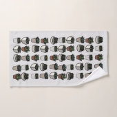 Cactus plant funky patroon bad handdoek (Handdoek)
