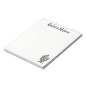 Cactus Plant Hand Drawn Illustration Personalized Notitieblok (Linkerzijde)