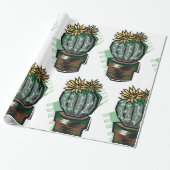 Cactus Plant in een potje Cadeaupapier (Uitgerold)