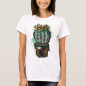 Cactus Plant in een potje T-shirt (Voorkant)