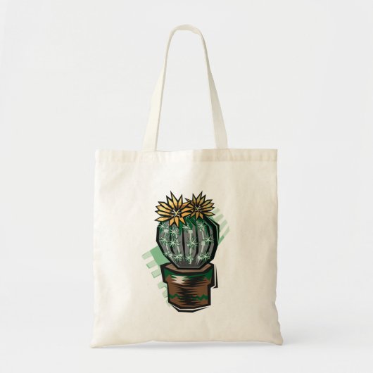 Cactus Plant in een potje Tote Bag (Voorkant)