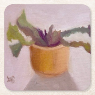 Cactus Plant Kartonnen Onderzetters