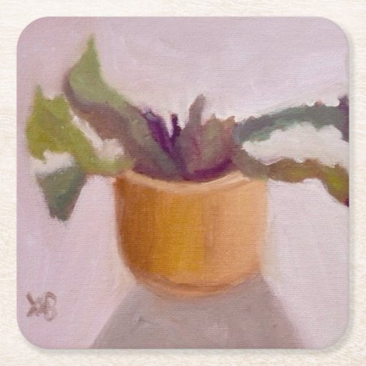 Cactus Plant Kartonnen Onderzetters (Voorkant)