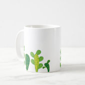 Cactus Plant Liefhebber Koffiemok (Voorkant links)