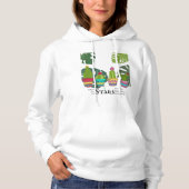 Cactus plant met quote hoodie (Voorkant)