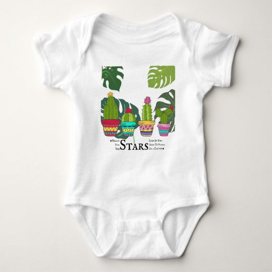 Cactus plant met quote romper (Voorkant)