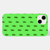 Cactus-plant op lichtgroen Case-Mate iPhone case (Achterkant (horizontaal))