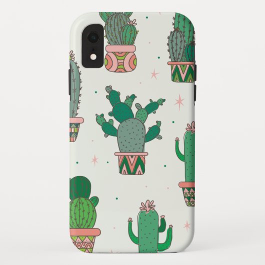 Cactus Plant Pattern Case-Mate iPhone Case (Achterkant)