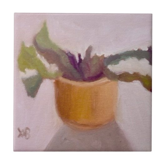 Cactus Plant Tegeltje (Voorkant)