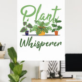 Cactus Plant Whisper Poster (Thuiskantoor)