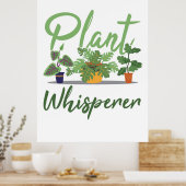 Cactus Plant Whisper Poster (Keuken)