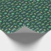 Cactus Planten:  naadloze achtergrond Cadeaupapier (Hoek)