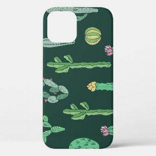 Cactus Planten:  naadloze achtergrond Case-Mate iPhone Case