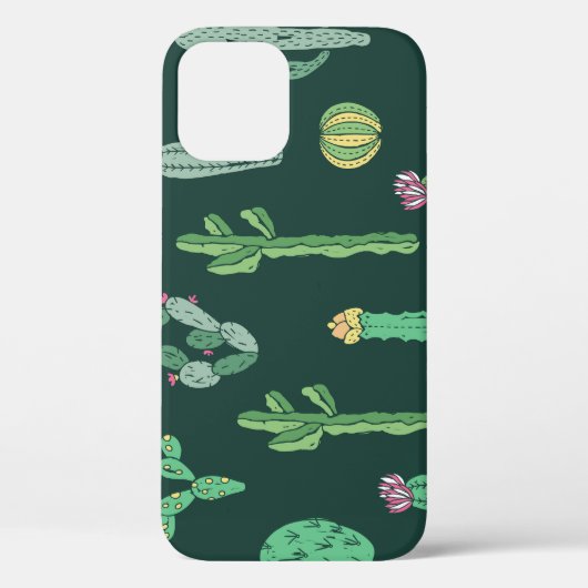 Cactus Planten: naadloze achtergrond Case-Mate iPhone Case (Achterkant)