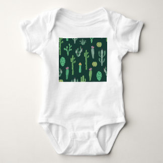 Cactus Planten: naadloze achtergrond Romper