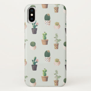 Cactus Planten Pattern Cute Illustratie Case-Mate iPhone Case