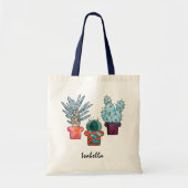 Cactus Planten Tote Bag (Voorkant)