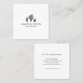 Cactus Planten Visitekaartje (Voorkant / Achterkant)