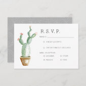 Cactus Planter | WATERVERF RSVP (Voorkant / Achterkant)