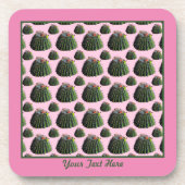 Cactus Plastic Onderzetters - persoonlijke optie (Voorkant)