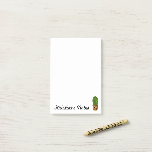 Cactus Post-it Post-it® Notes (Op bureau)