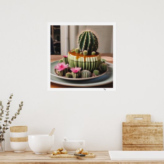 Cactus Poster (Keuken)
