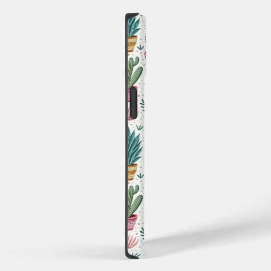 Cactus Pot with Plants, Flowers and Rainbows Case-Mate iPhone Case (Achterkant / Rechts)