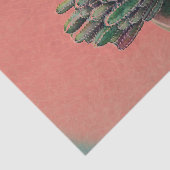 Cactus Potplant Huis Kleurrijk Kunstontwerp Tissuepapier (Detail)