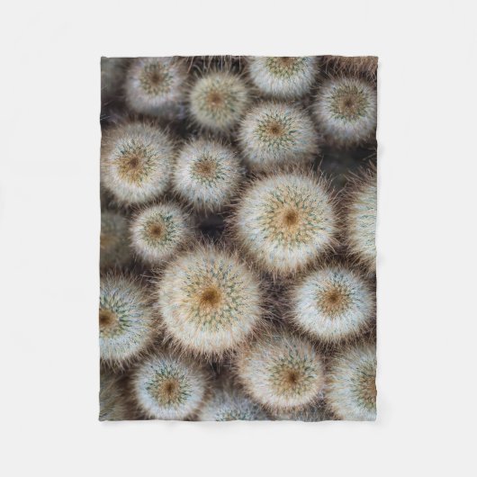 Cactus Prickly Fleece Deken (Voorkant)