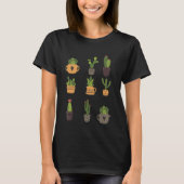 Cactus Prickly Saguaro Pear Barbary Fig Golden Bar T-shirt (Voorkant)