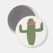 Cactus princess magneet (Voorkant / Achterkant)
