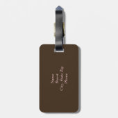 Cactus Print Bagagelabel (Achterkant verticaal)