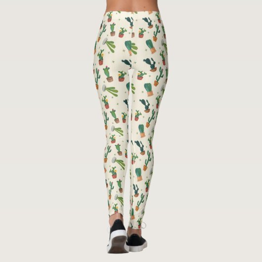 Cactus Print Leggings (Achterkant)