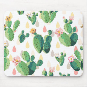 Cactus Print Mousepad Muismat