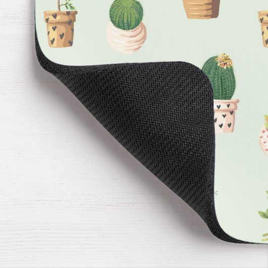 Cactus Print Mousepad Muismat (Hoek)