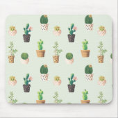 Cactus Print Mousepad Muismat (Voorkant)