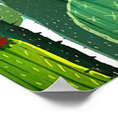 Cactus Print | Veel cactus (Hoek)