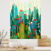 Cactus Print | Veel cactus (Keuken)
