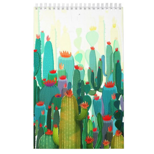 Cactus Print | Veel cactus Kalender (Hoes)