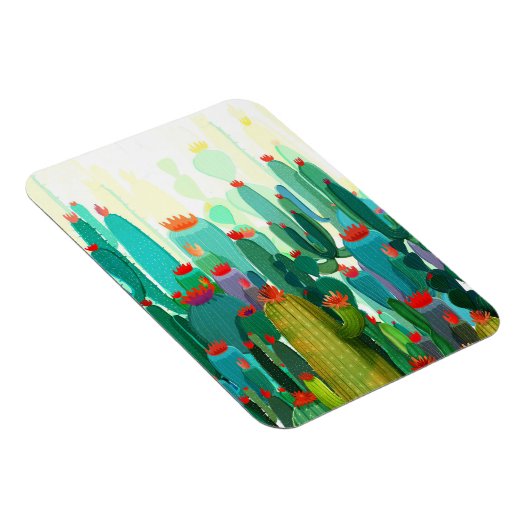 Cactus Print | Veel cactus Magneet (Rechterzijde)