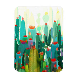 Cactus Print Veel cactus Magneet