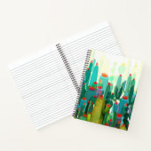 Cactus Print | Veel cactus Notitieboek (Binnen)