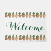 Cactus Print Welcome Mat (Voorkant)