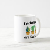 Cactus Puns is zuinig Koffiemok (Voorkant rechts)
