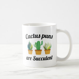 Cactus Puns is zuinig Koffiemok
