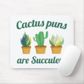 Cactus Puns is zuinig Muismat (Met muis)