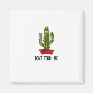 Cactus raakt me niet aan grappige ogen T-shirt Magneet