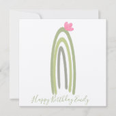 Cactus Rainbow Illustration Earthy (Voorkant)