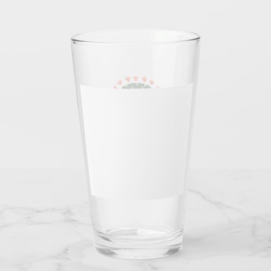 Cactus Rainbow Scottsdale AZ Modern Desert Fun Glas (Achterkant)