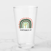 Cactus Rainbow Scottsdale AZ Modern Desert Fun Glas (Voorkant)